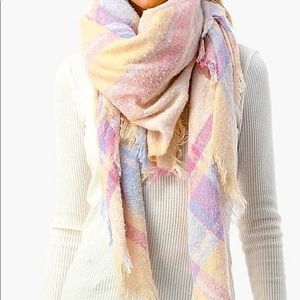 🌿 Colorful Plaid Scarf, NWT